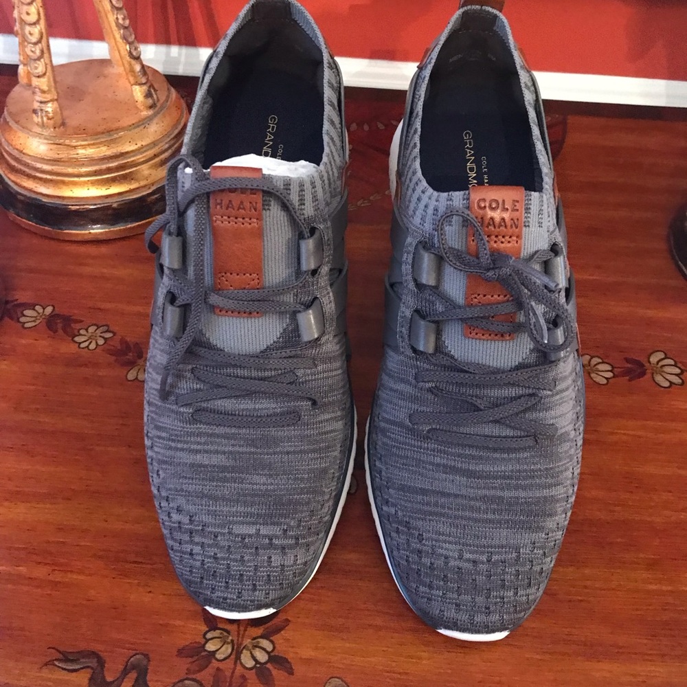 Cole Haan Men’s Grand Motion Woven Stitch 8 Grey
